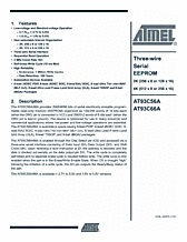 DataSheet AT93C66A pdf